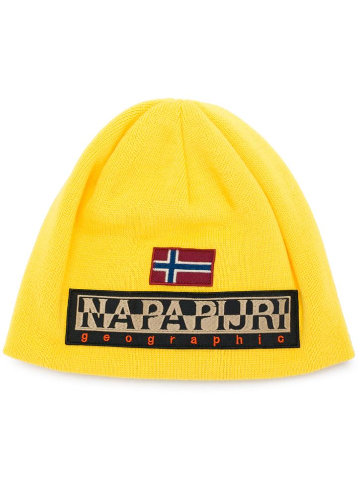 Napapijri Logo Beanie - Yellow & Orange