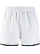 Calvin Klein Contrast Hem Swim Shorts - White