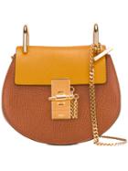 Chloé Nano Drew Crossbody Bag, Women's, Brown, Calf Leather/calf Suede