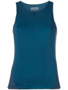Adidas By Stella Mccartney Zip Down Tank Top - Blue