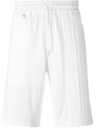 Y-3 Drawstring Track Shorts, Men's, Size: S, White, Cotton