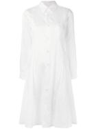 Comme Des Garçons Comme Des Garçons - Flared Shirt Dress - Women - Cotton - Xs, White, Cotton