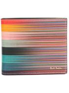 Paul Smith Striped Pattern Wallet - Multicolour