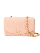 Chanel Vintage Quilted Crossbody Bag, Women's, Pink/purple