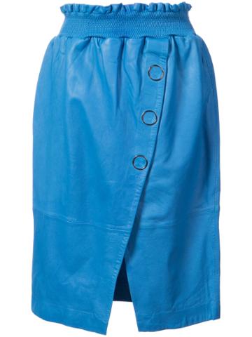 Designers Remix Asymmetric Skirt - Blue