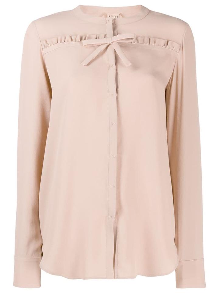 Nº21 Lace Trim Knitted Jumper - Pink