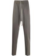 Rick Owens Straight-leg Drawstring Trousers - Grey