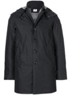 Cp Company Padding Lined Coat - Black