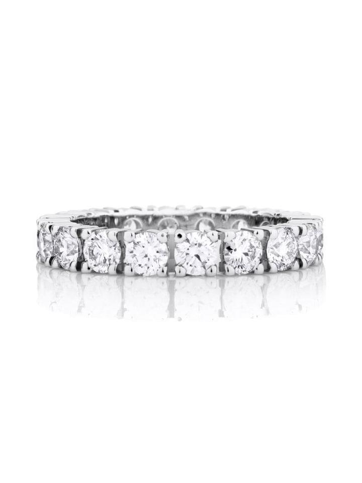 De Beers Platinum Db Classic Full Eternity Diamond 3.5mm Band