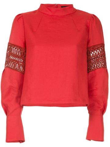 Aula Embroidered Details Blouse