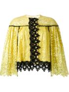Dresscamp Ruffled Floral Lace Jacket