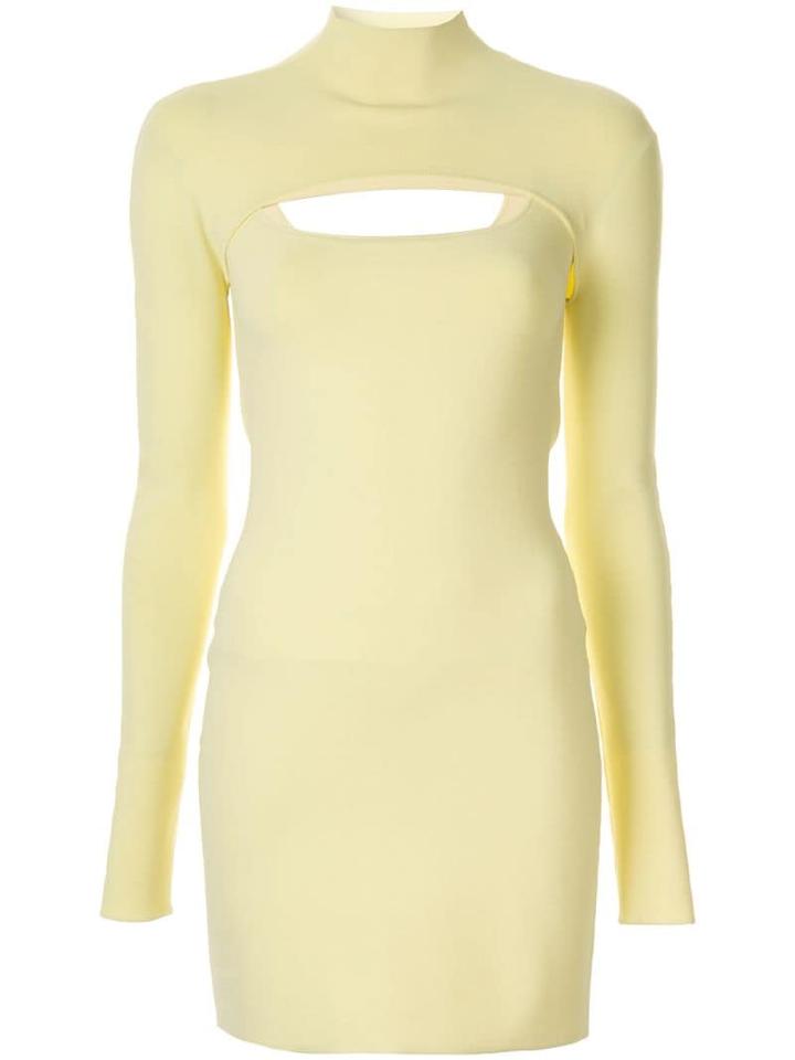 Dion Lee Fitted Mini Dress - Yellow