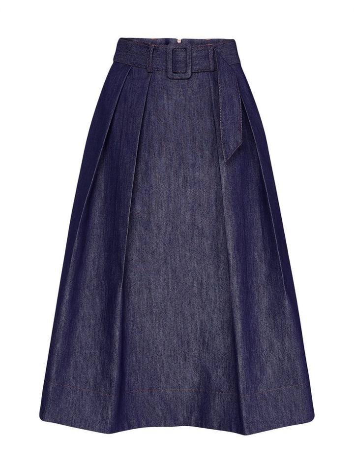 Tommy Hilfiger Tommy X Zendaya Pleated Skirt - Blue