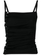 Paco Rabanne Slim-fit Sleeveless Top - Black