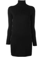 Polo Ralph Lauren Zip Up Fitted Dress, Women's, Size: Small, Black, Nylon/merino/other Fibers