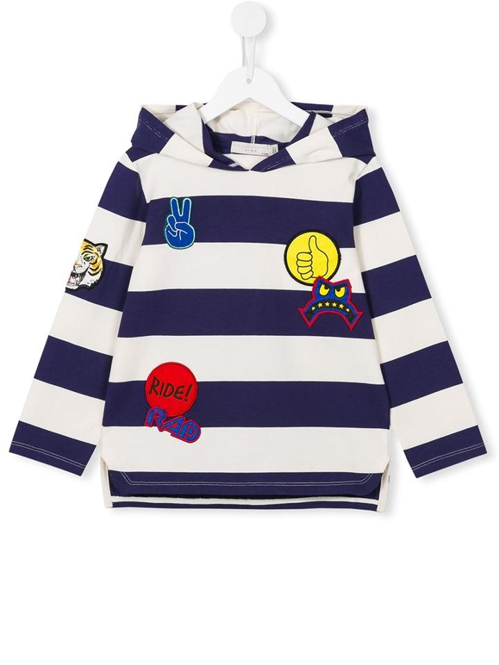 Stella Mccartney Kids 'stripy' Hoodie, Boy's, Size: 6 Yrs, Blue