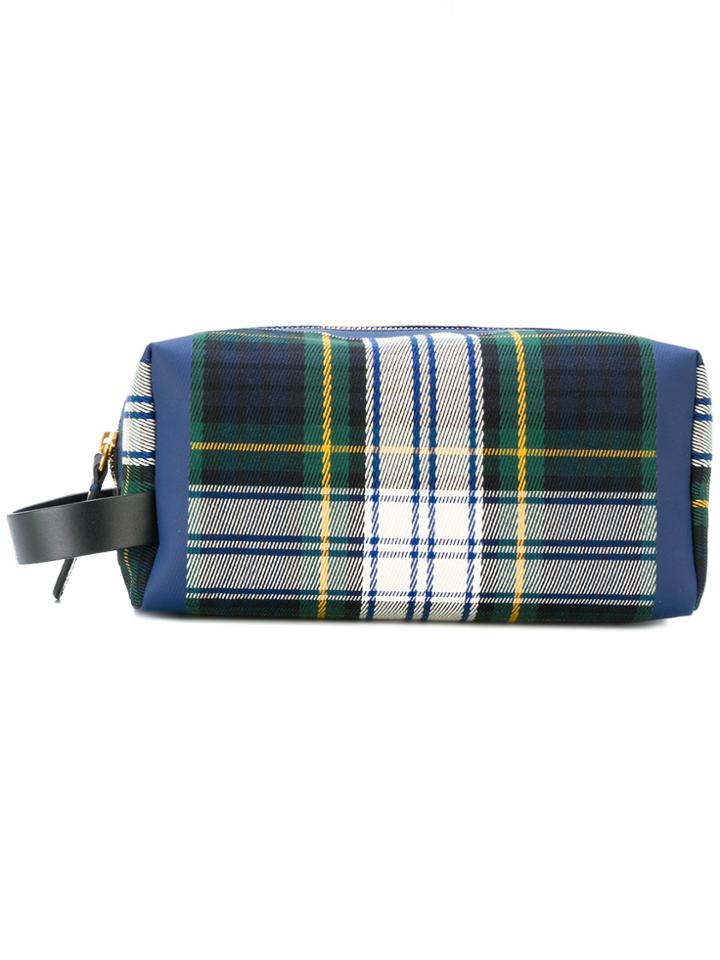Burberry Tartan Pouch - Blue
