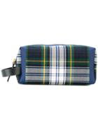 Burberry Tartan Pouch - Blue