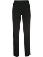 Michael Kors Collection Straight Fit Trousers - Black