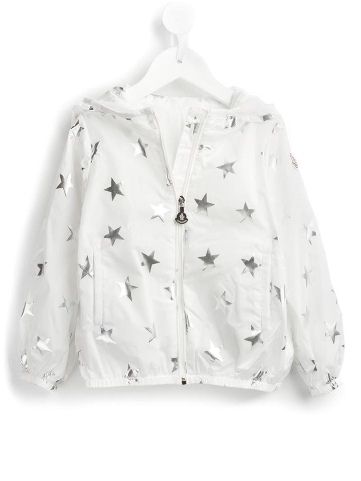 Moncler Kids - 'nicolette' Star Print Jacket - Kids - Polyamide - 5 Yrs, White