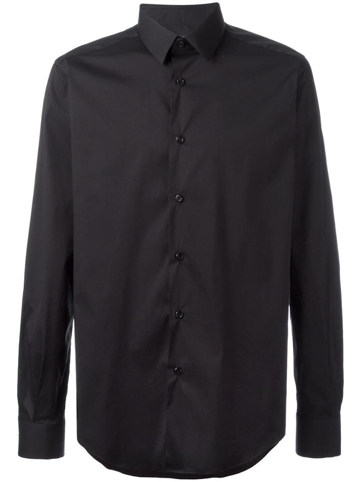 Fashion Clinic Timeless Classic Buttoned Shirt - Black