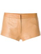 Gucci Vintage Mini Leather Shorts - Nude & Neutrals