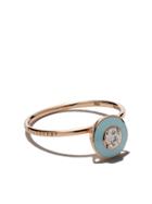 Selim Mouzannar 18kt Rose Gold Mina Ring - Pink Gold Light Pink Enamel