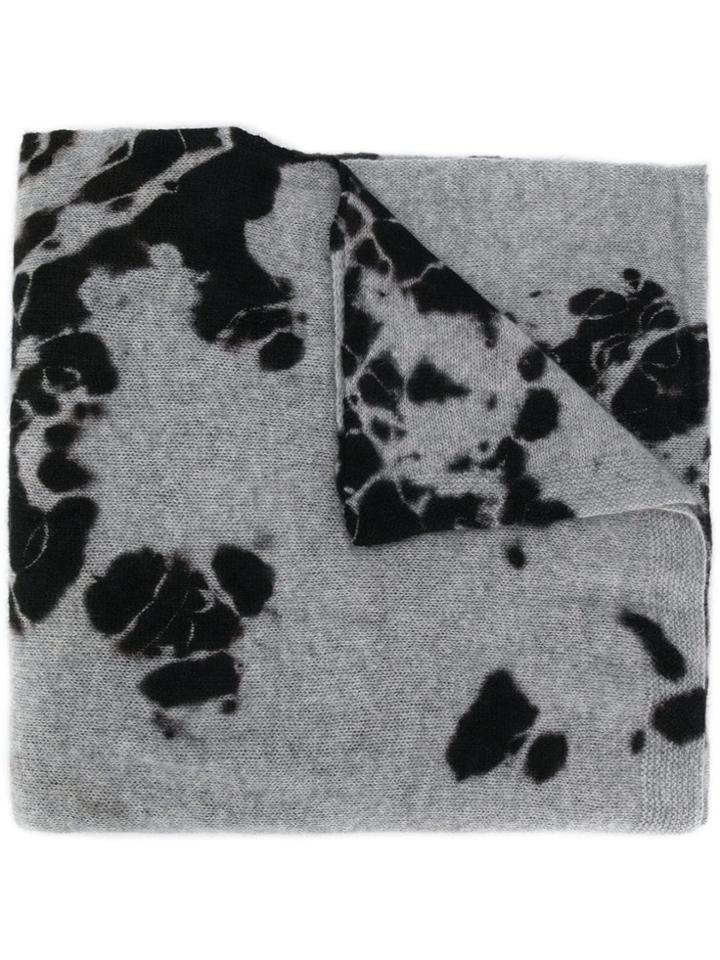 Suzusan Cashmere Knit Shawl - Grey