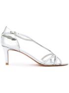 Stuart Weitzman Sundress Sandals - Metallic