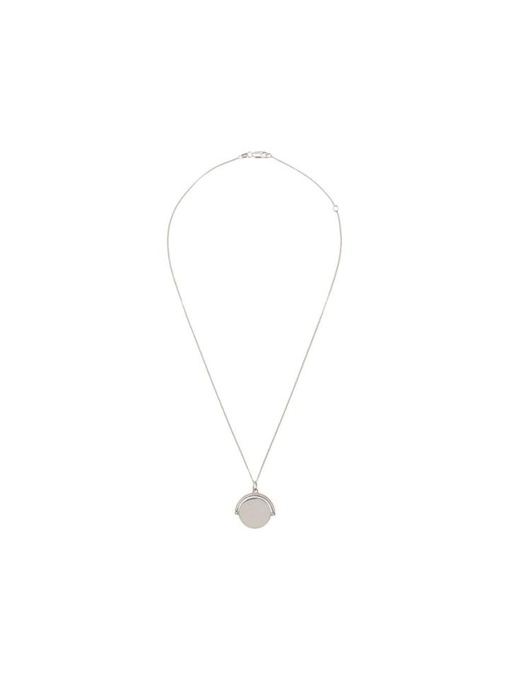 Rachel Jackson Rave Spinner Necklace - Silver