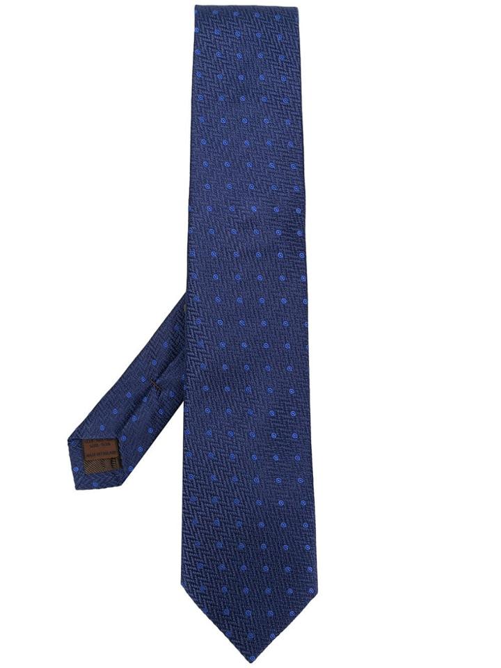 Church's Dotted Pattern Tie - Blue