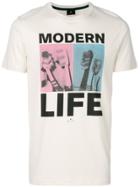 Ps By Paul Smith Modern Life Print T-shirt - Nude & Neutrals