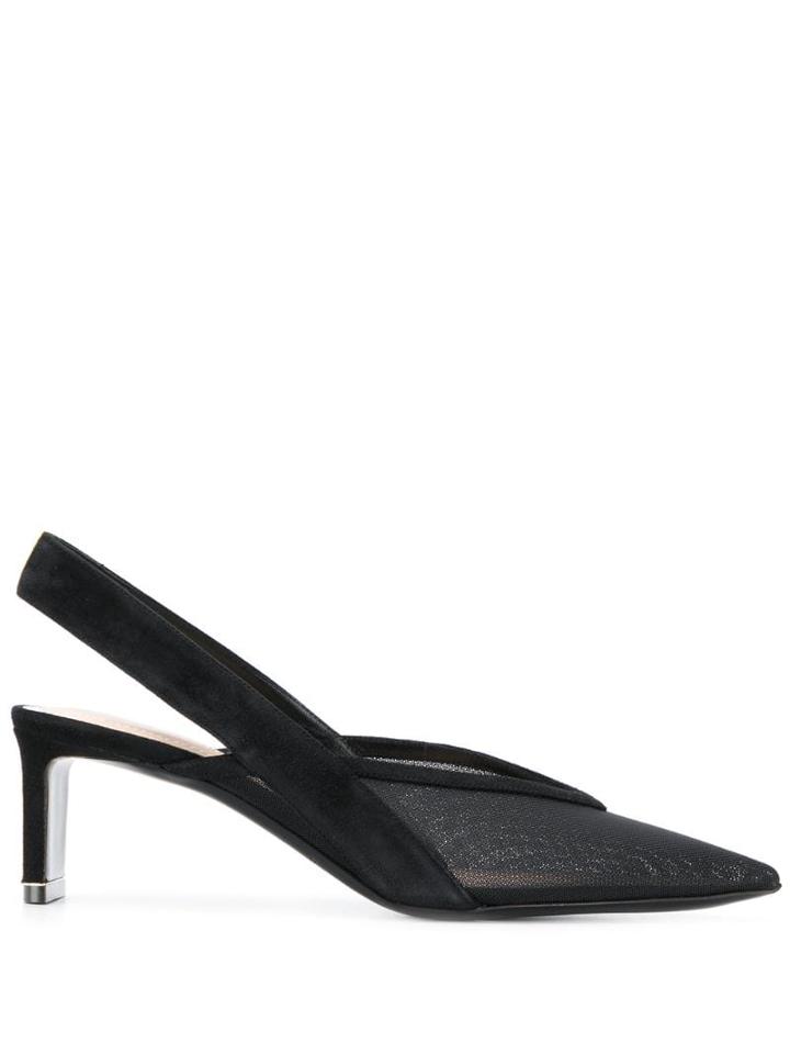 Nicholas Kirkwood Amira Slingback Pointed Toe Pumps - Black