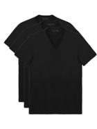 Prada Classic V-neck T-shirt Set - Black