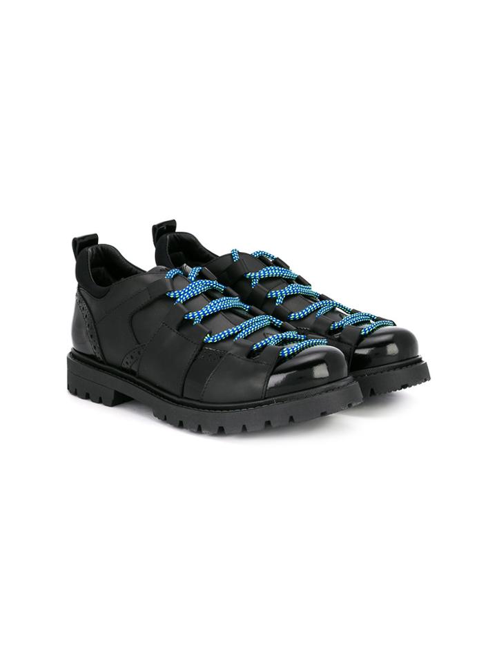 Dsquared2 Kids Teen Techno Cord Brogues - Black