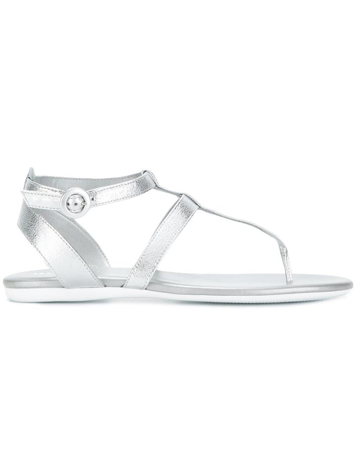 Hogan Thong Sandals - Metallic