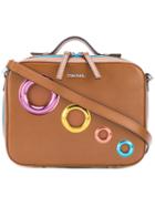 Diesel - Ring Detail Crossbody Bag - Women - Calf Leather/metal - One Size, Brown, Calf Leather/metal