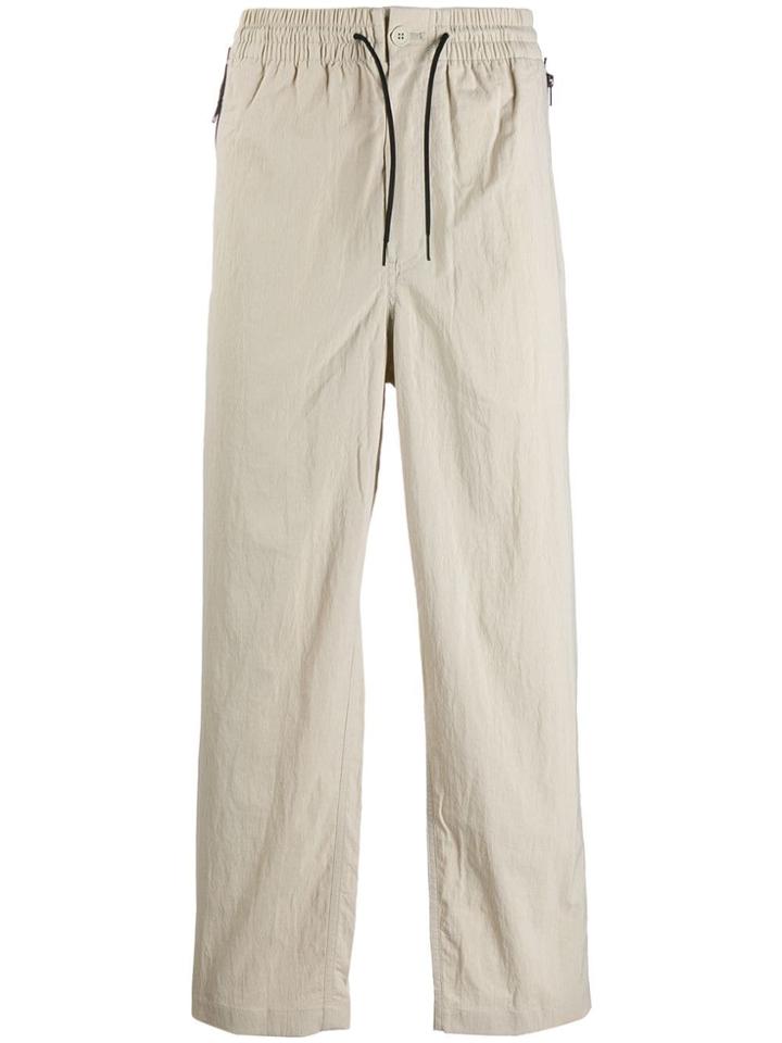 Y-3 Drawstring Waist Trousers - Neutrals