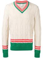 Paul Smith - Contrast Jumper - Men - Cotton - S, Nude/neutrals, Cotton