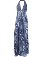 Diane Von Furstenberg Plunge Backless Dress