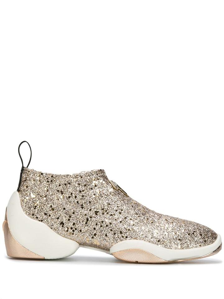 Giuseppe Zanotti Glitter Jump Sneakers - Gold