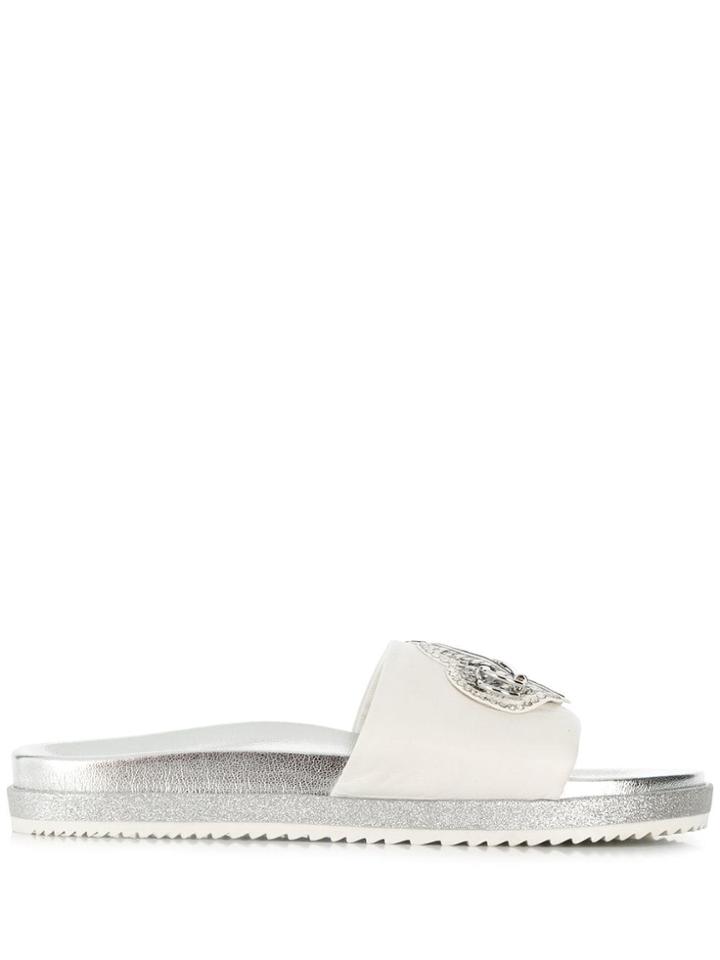 Hogl Embellished Strap Sandals - Silver