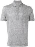 Striped Polo Shirt - Men - Linen/flax - Xl, Brown, Linen/flax, Massimo Alba