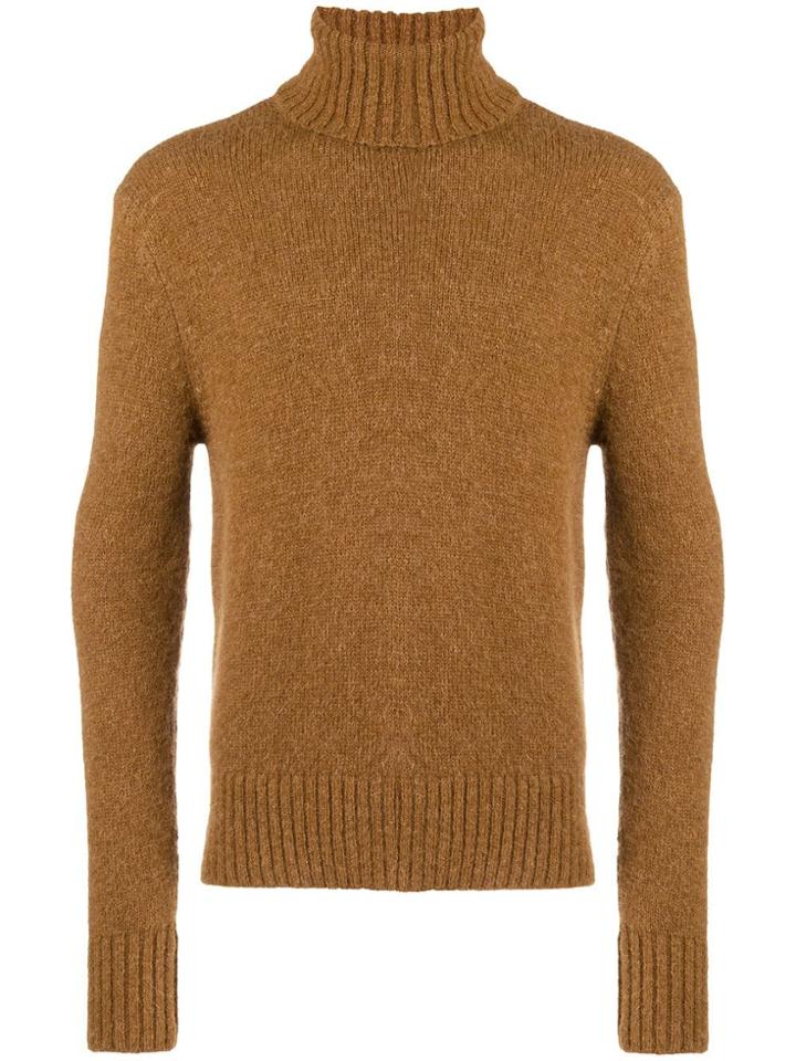 Ami Alexandre Mattiussi Turtle Neck Sweater - Brown