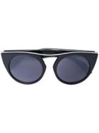 Yohji Yamamoto Round Framed Sunglasses - Black