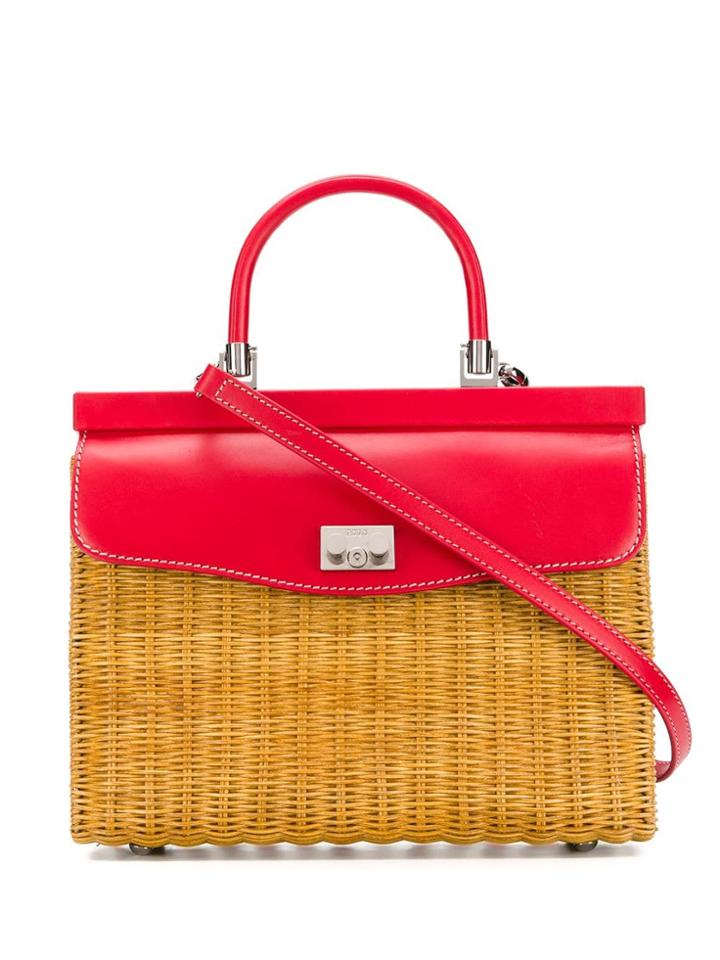 Rodo Medium Tote Bag - Red