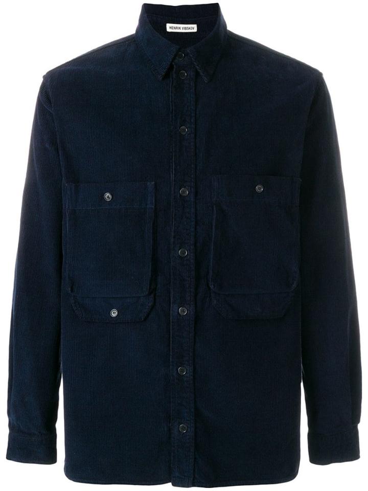 Henrik Vibskov Multi-pocket Shirt - Blue