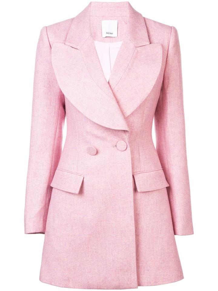 Acler Cunningham Double Breasted Blazer - Pink