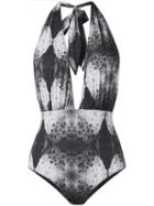 Mona - Luna Marilyn Swimsuit - Women - Polyester/spandex/elastane - S, Women's, Green, Polyester/spandex/elastane