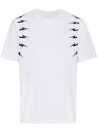Neil Barrett Lightning Bolt Print T-shirt - White